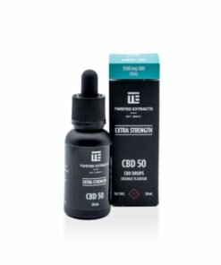 50 CBD-Öl-Tinkturtropfen | 1500 mg CBD | Twisted Extracts