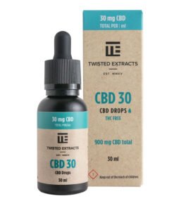 30 CBD-Öl-Tinkturtropfen | 900 mg CBD | Twisted Extracts