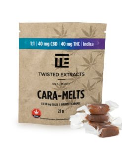 1:1 Cara Melts | Indica | 40 mg CBD:THC | Twisted Extracts