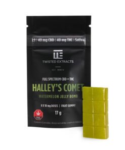 1:1 Halleyscher Komet Wassermelonen-Geleebombe | Sativa | 1:1 40 mg | Twisted Extracts