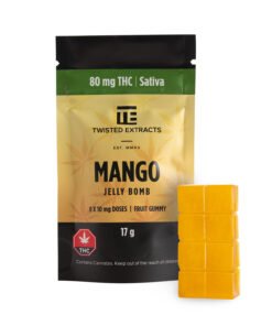 Mango Jelly Bomb | Sativa | 80 mg THC | Twisted Extracts