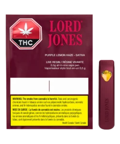 Lord Jones Live Resin Purple Lemon Haze Einweg-Vape